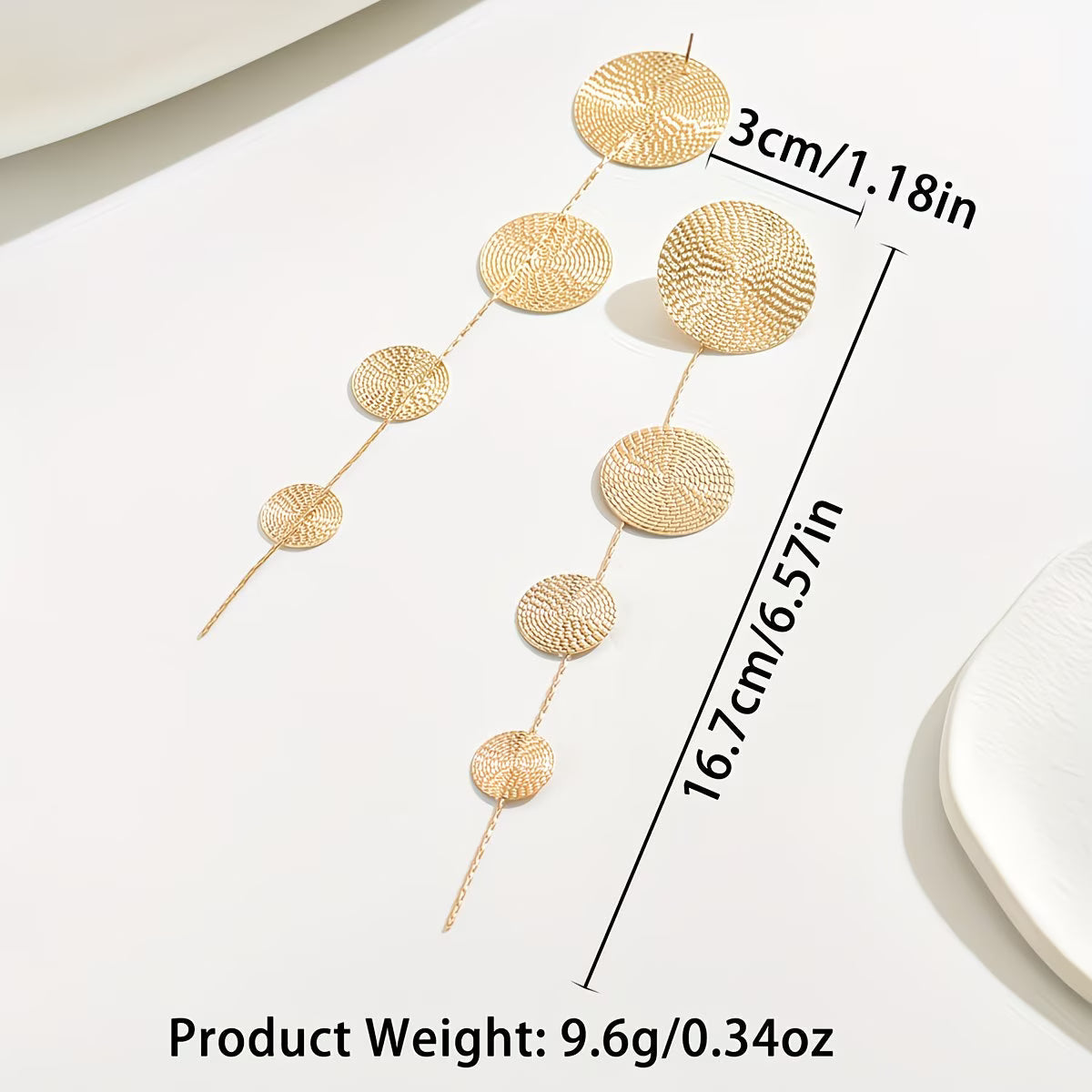 Instant Showstopper Gold Circle Earrings