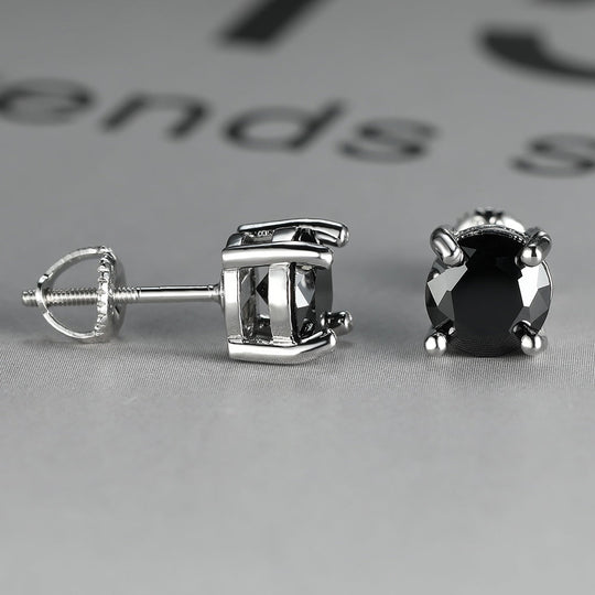 Timeless Synthetic Zircon Stud Earrings
