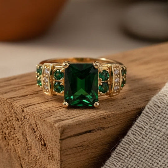 Lafayette Emerald statement Ring