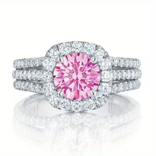 Sophisticated Rosé Sapphire Ring