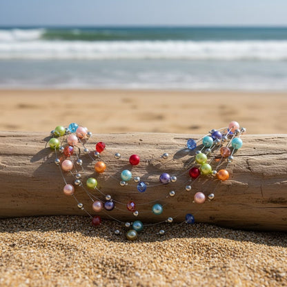 Boho Multi-Layered Pearl Set
