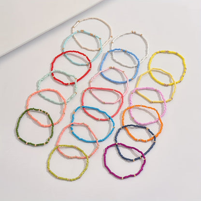 Boho Colorfull Beaded Bracelet Set