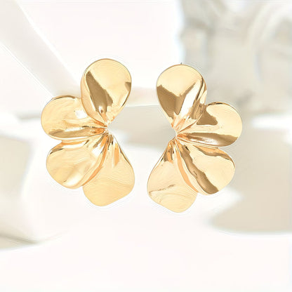 Effortlessly Luxurious Petal Earrings
