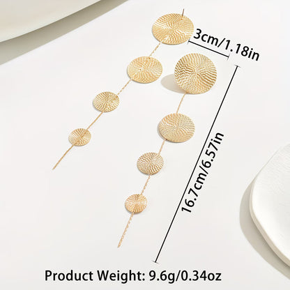 Instant Showstopper Gold Circle Earrings
