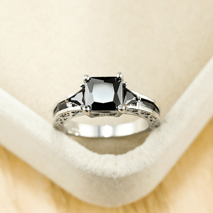 Elegant Synthetic Zircon Eternity Ring