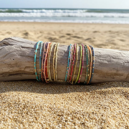 Boho Colorfull Beaded Bracelet Set