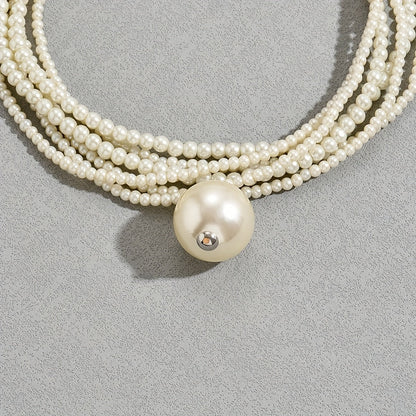 Grand Pearl Statement Necklace