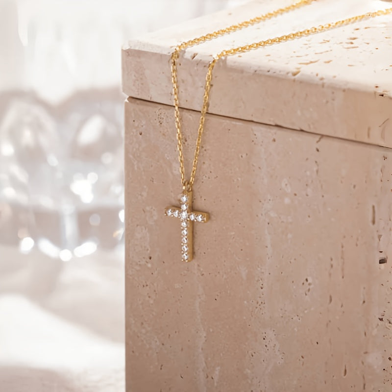 Delicate Cross Pendant Necklace
