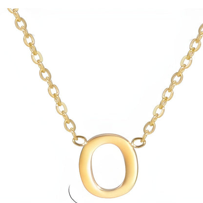 Signature Gold letter Necklace