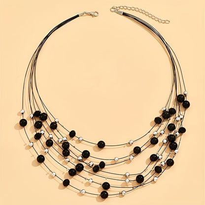 Boho Multi-Layered Pearl Set