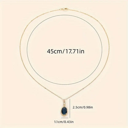 Sophisticated Moonlit Gold Necklace