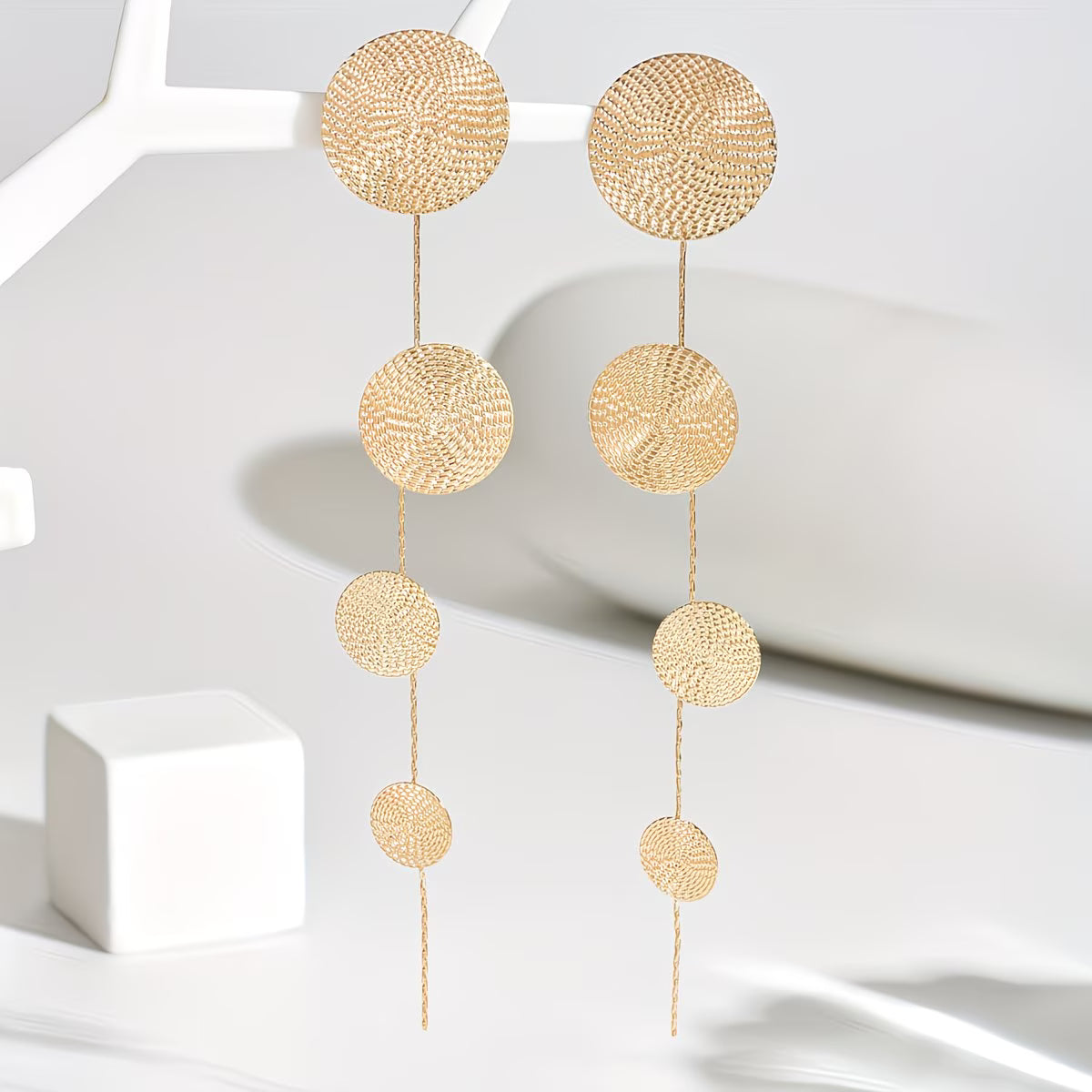 Instant Showstopper Gold Circle Earrings