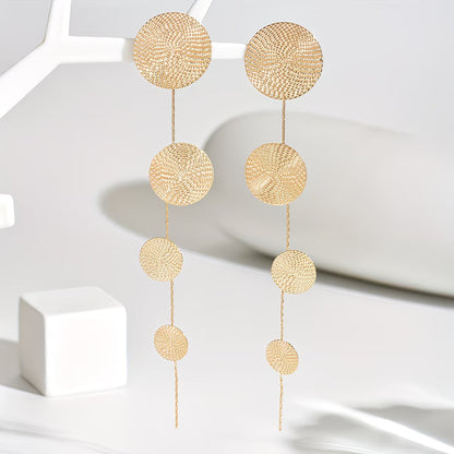 Instant Showstopper Gold Circle Earrings