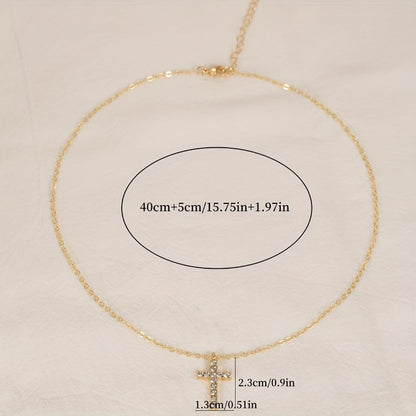 Delicate Cross Pendant Necklace