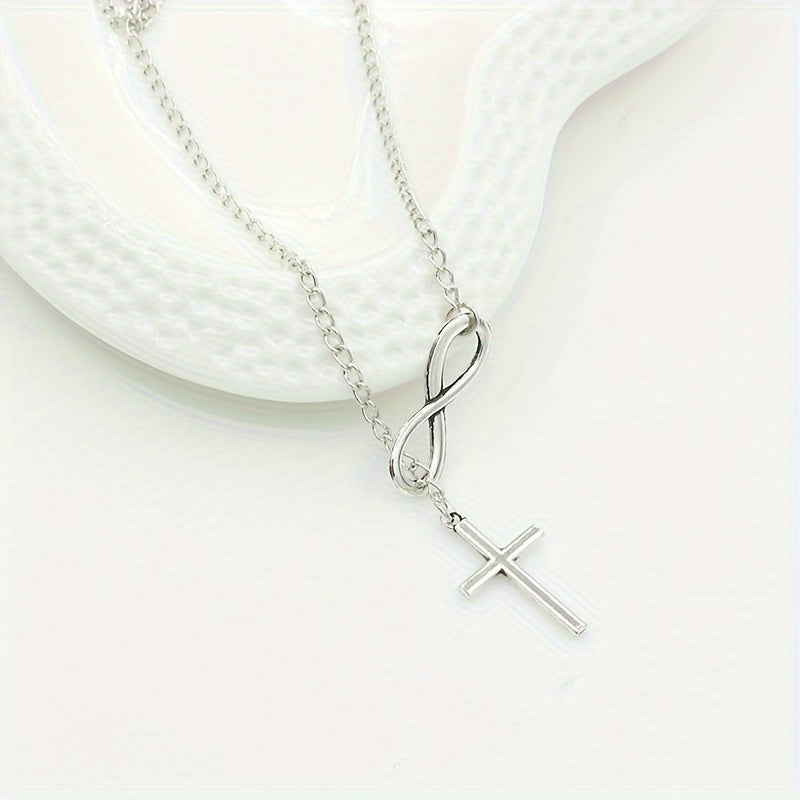 Delicate Short Cross Necklace