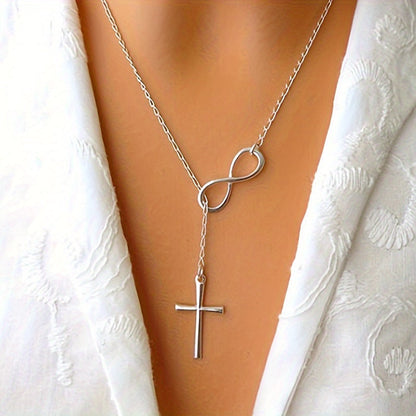 Delicate Short Cross Necklace