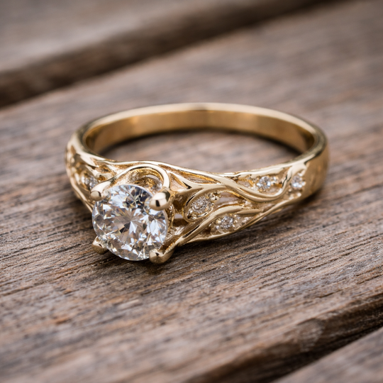 Sophisticated Exotic Zirconia Statement Ring