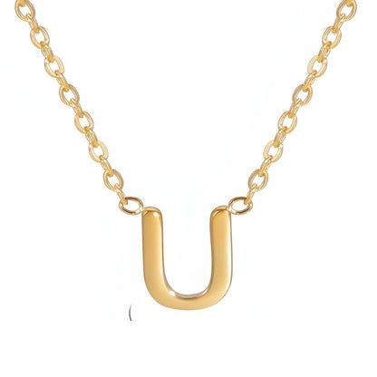 Signature Gold letter Necklace