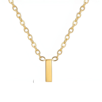 Signature Gold letter Necklace