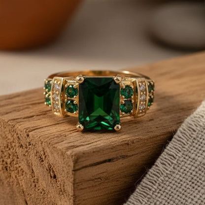 Lafayette Emerald statement Ring