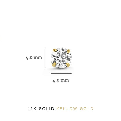Sleek Gold Diamond Earring set