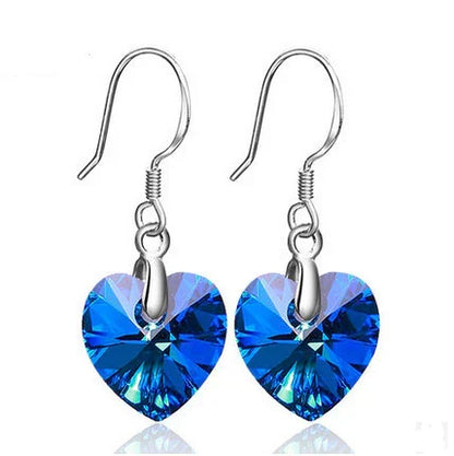 Refined love Sapphire Jewelry Set