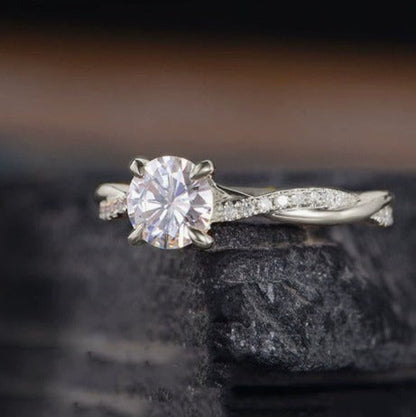 Premium Braided Zirconia Ring