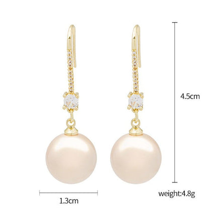 Elegant Baroque Pearl Earrings