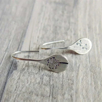 Timeless Silver Flower Earrings