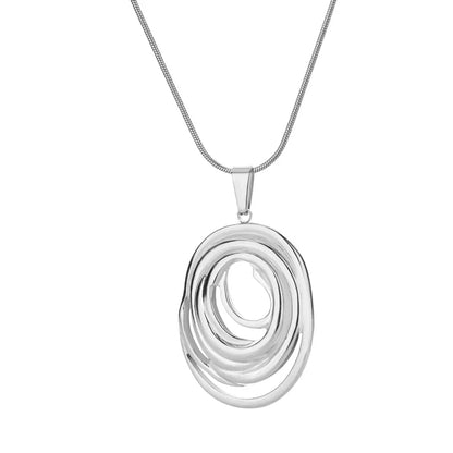 Oval Pendant Necklace