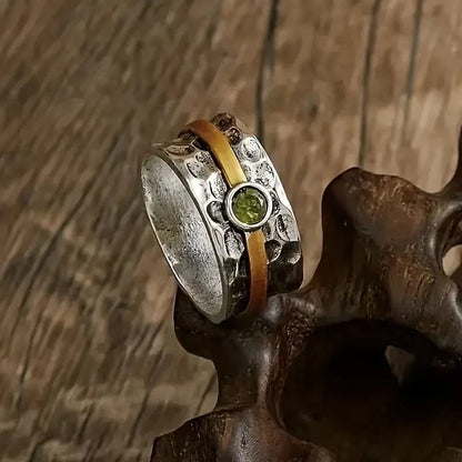 Peridot Band Ring