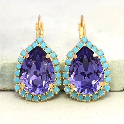 Elegant Vintage Crystal Earrings