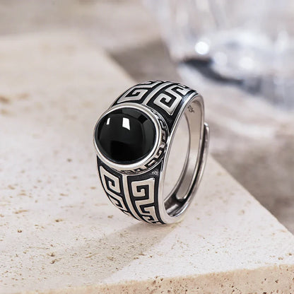 Sophisticated Tiger Eye Silver Ring