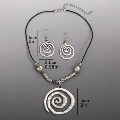 Spiral Vintage Jewelry Set
