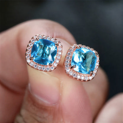 Classic Gold Gemstone Earrings