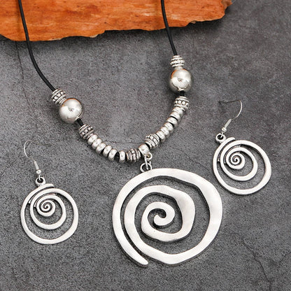 Spiral Vintage Jewelry Set