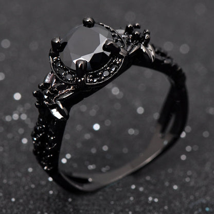 Elegant Black Onyx Vintage Ring