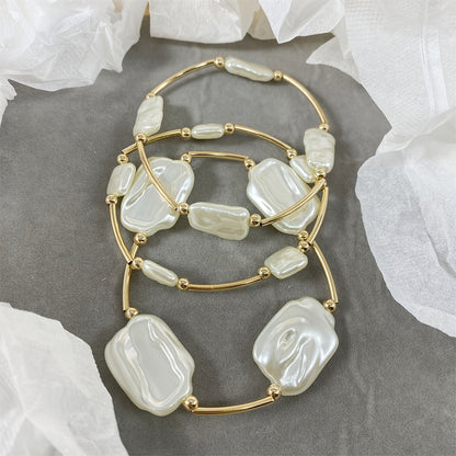 Premium Baroque Pearl Bracelet Set of 3