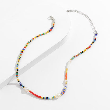 Colorful Pearl Necklace