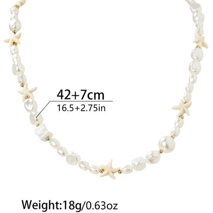 Elegant Coastal Pearl Necklace