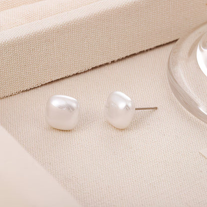 Square Pearl Earrings