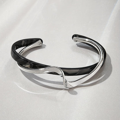 Elegant Minimalist Gold Cuff Bracelet
