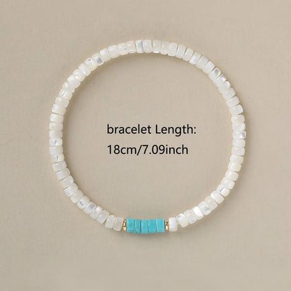 Elegant Pearl Turquoise Bracelet