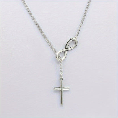 Delicate Short Cross Necklace