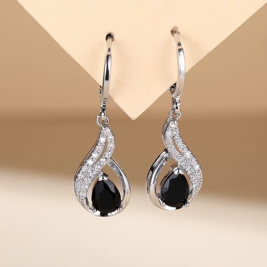 Elegant Waterdrop Zirconia Earrings