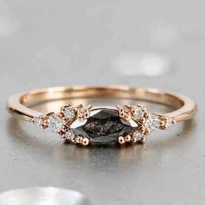 Elegant Rose Gold Statement Ring